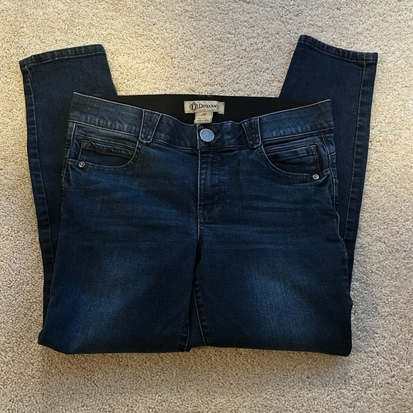 "Ab"solution® Ankle Skimmer Indigo Denim Skinny Jeans, size 10 - Picture 4 of 7